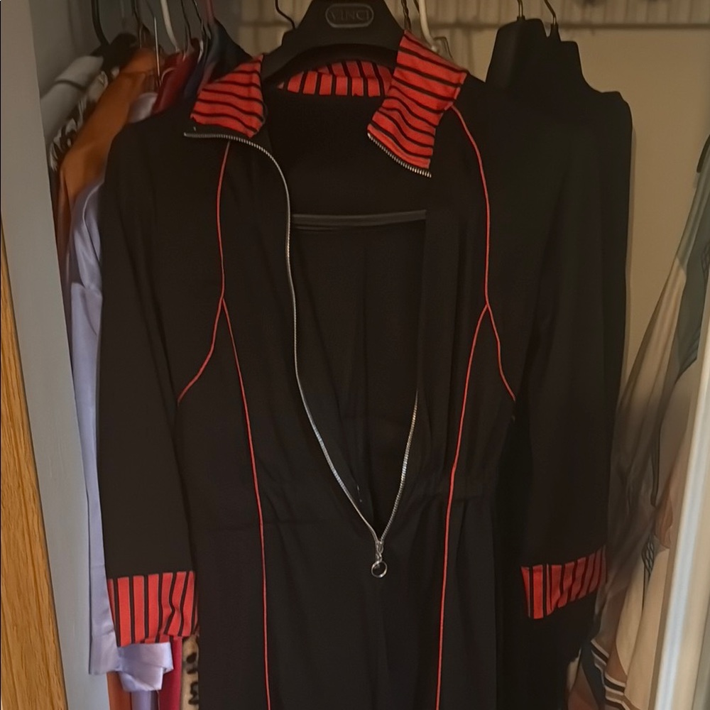Black and Red Women's Jumpsuit